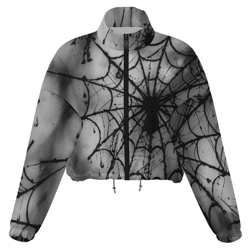 Design Women's Cropped Fleece Jacket