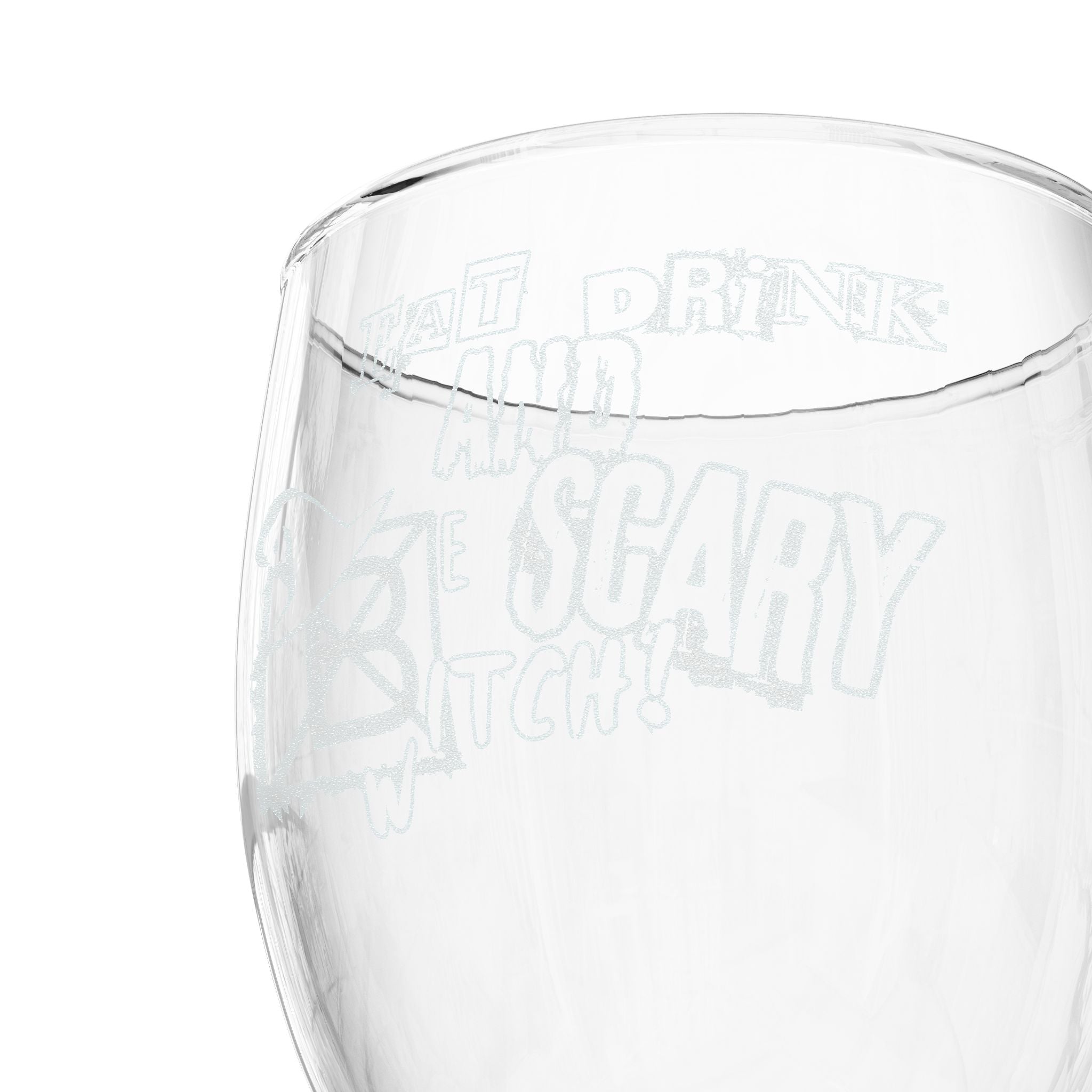 Engraved Wine Glass | Fun Gift for Wine Lovers, Personalized Drinkware, Party Accessory, Unique Engagement Present, Home Decor