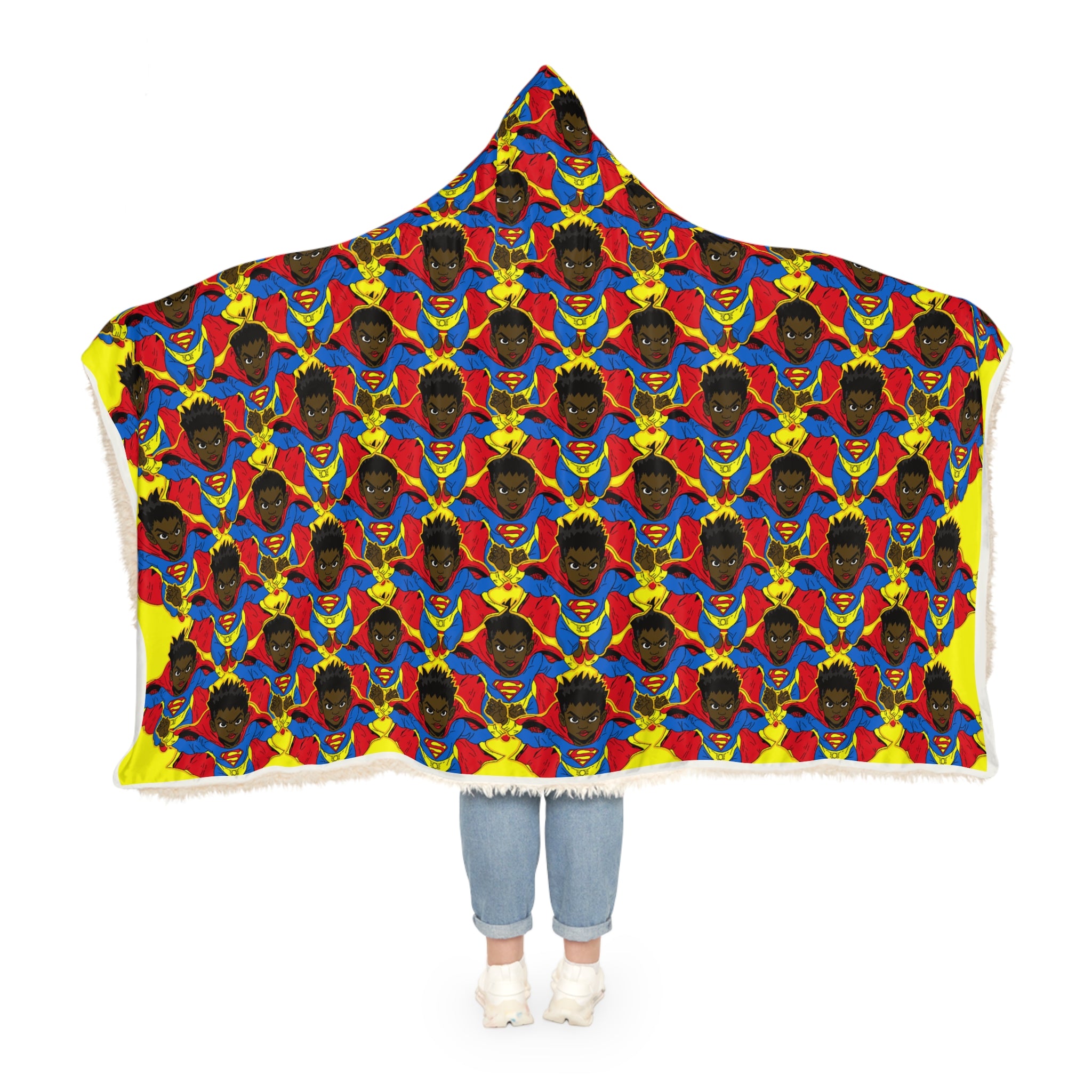 Colorful Superhero Snuggle Blanket - Cozy Couch Throw for Kids, Fun Gift for Birthdays, Play Dates, Movie Nights, and Warmer Days!