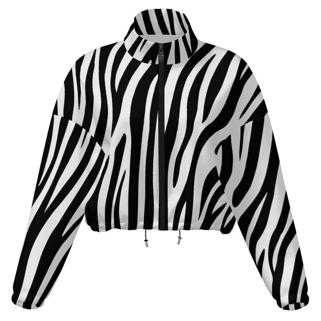 Design Women's Cropped Fleece Jacket