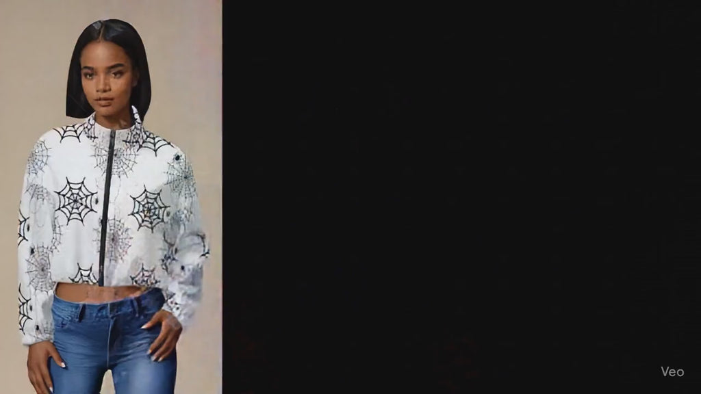 Design Women's Cropped Fleece Jacket